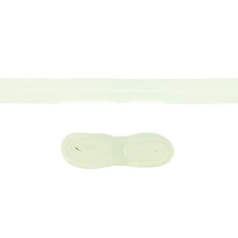 3m Baumwoll Schrägband 20mm Farbe Creme-Weiss Sichere Zahlung