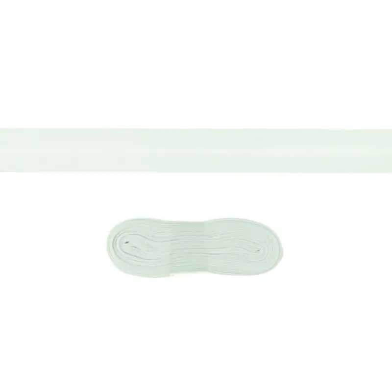 Preisreduziert 3m Baumwoll Schrägband 20mm Farbe Weiss