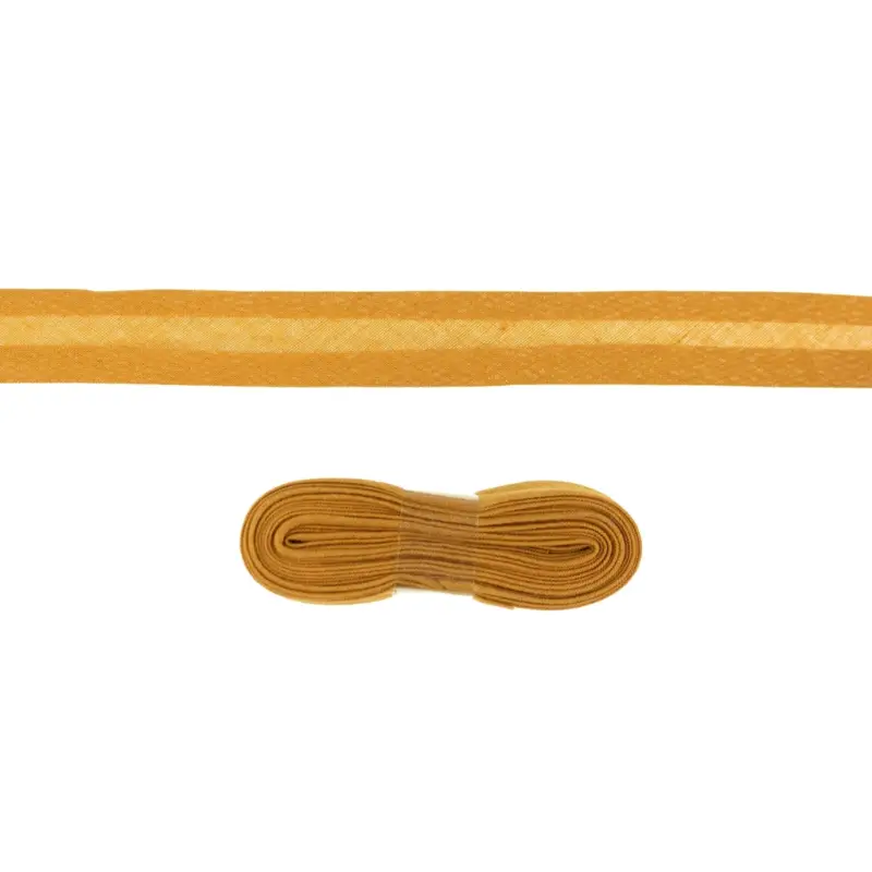 Top-Seller 3m Baumwoll Schrägband 20mm Farbe Camel