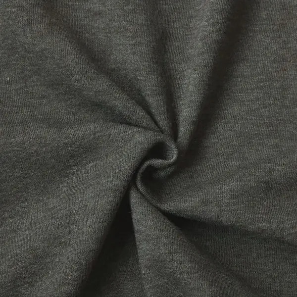 Versand Am Gleichen Tag Sweatshirt Baumwollstoff "Melange 3" Farbe Dunkel-Grau