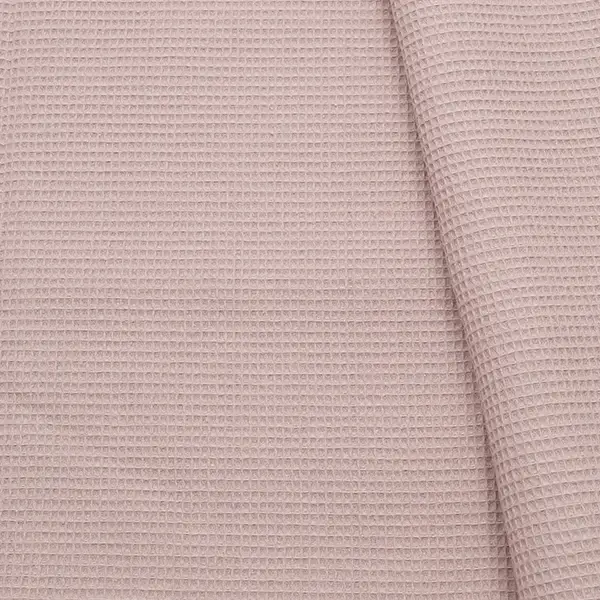 100% Baumwolle Waffel Piqué "Mini" Farbe Alt-Rosa Neue Ware