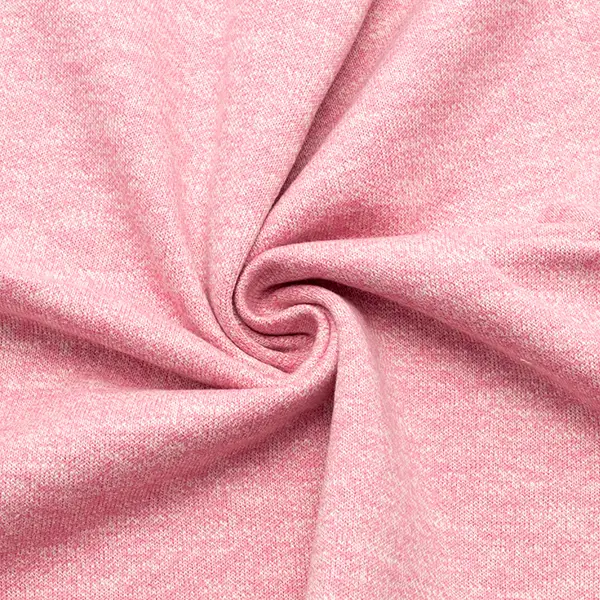 Sweatshirtstoff "Melange 4" Farbe Rosa Begrenztes Angebot