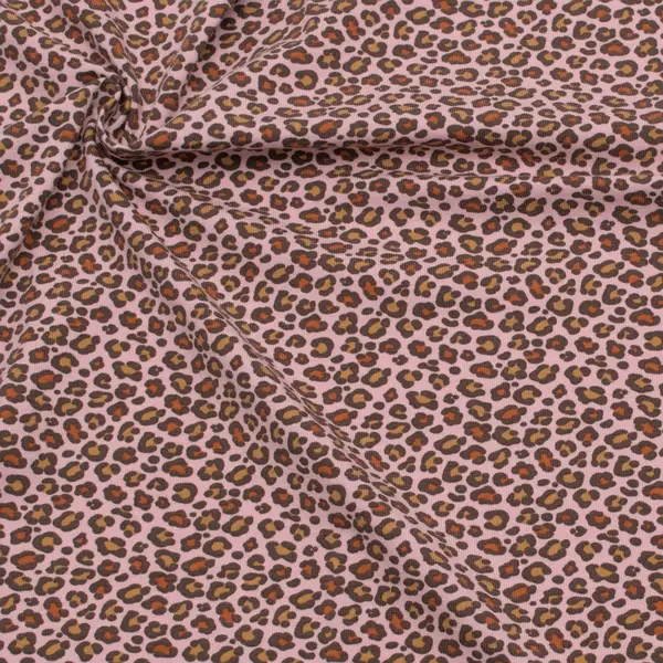 Top-Preis Organic Baumwoll Stretch Jersey "Leopard Dots 2" Farbe Rosa