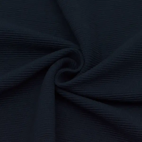 Ottoman Jersey Rippenoptik Farbe Navy-Blau Online Kaufen