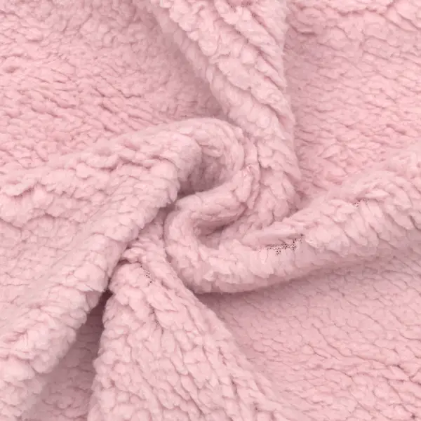 Teddy Plüschstoff "Super Soft 2" Farbe Alt-Rosé Echt