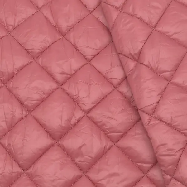 Steppstoff "Quadrate Groß" Farbe Alt-Rosa Neuheit