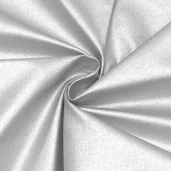 Top-Angebot 100% Baumwolle beschichtet "Metallic Look" Farbe Silber