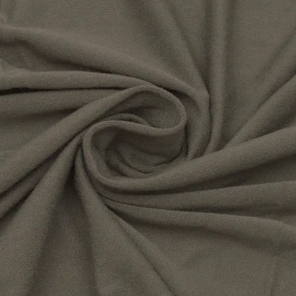 Viskose Stretch Jersey "Basic" Farbe Taupe Günstig