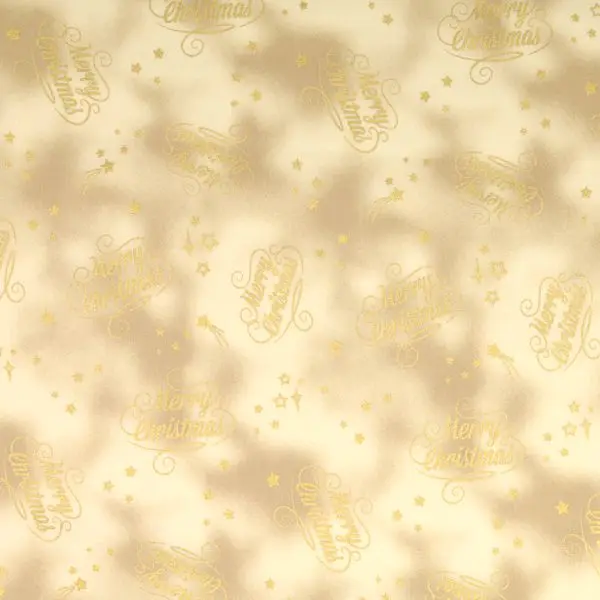 100% Baumwolle Popeline "Merry Christmas" Farbe Creme-Weiss Mega-Angebot