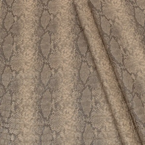 Schneller Versand Nappaleder Lederimitat "Reptil-Optik" Farbe Sand