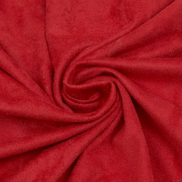 Stretch Wildlederimitat Suede Farbe Rot Expressversand