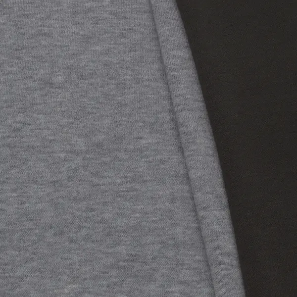 Strickstoff Doubleface Farbe Grau-Schwarz Direkt Vom Hersteller