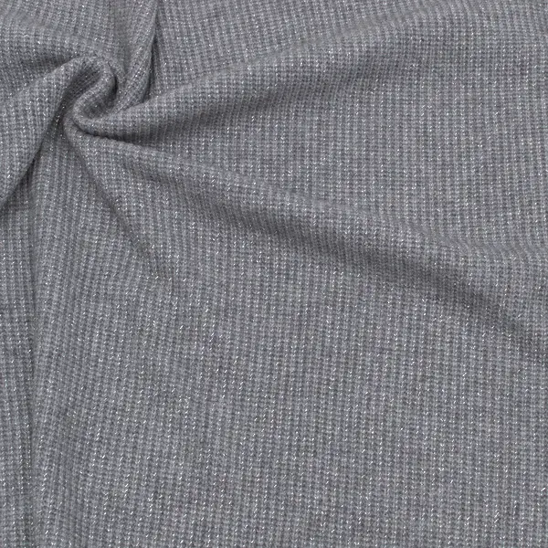 Strickstoff "Lurex Glitzer 2" Farbe Grau Preisreduziert