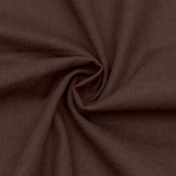 Sichere Zahlung Viskose-Leinen-Mix Stoff Farbe Dunkel-Braun