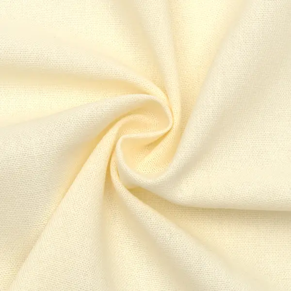 Preis Gesenkt Viskose-Leinen-Mix Stoff Farbe Creme-Weiss