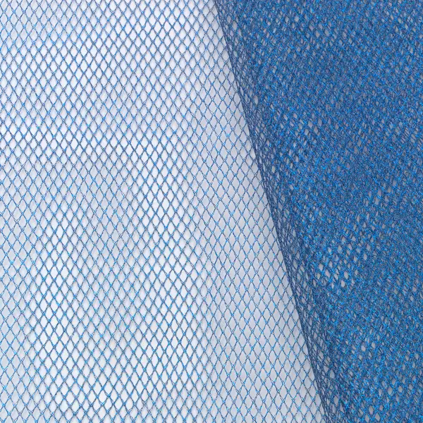 Preiswert Metallic Tüll Stoff Farbe Royal-Blau