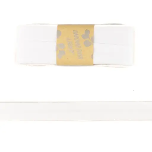 3m Viskose Schrägband 20mm Farbe Weiss Letzte Chance