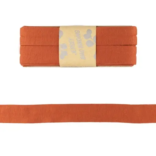 3m Viskose Schrägband 20mm Farbe Terrakotta Top-Seller