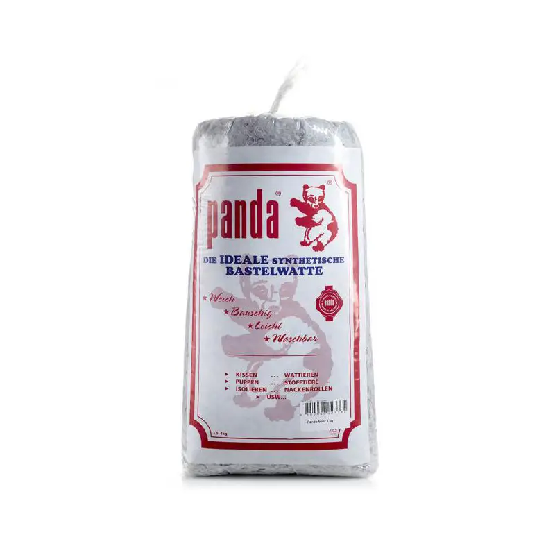 Panda Dekowatte Bastelwatte 1,0kg Beutel Farbe Bunt Top-Angebot