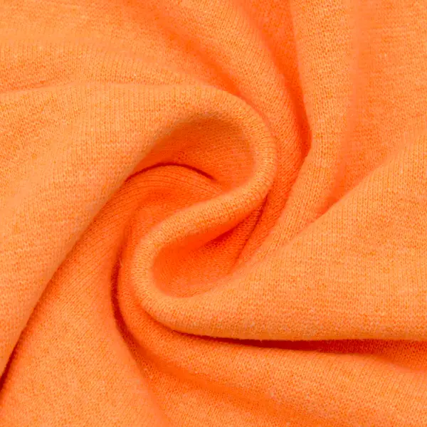 Sofort Bestellen Baumwoll-Mix Bündchenstoff "glatt" Farbe Neon-Orange