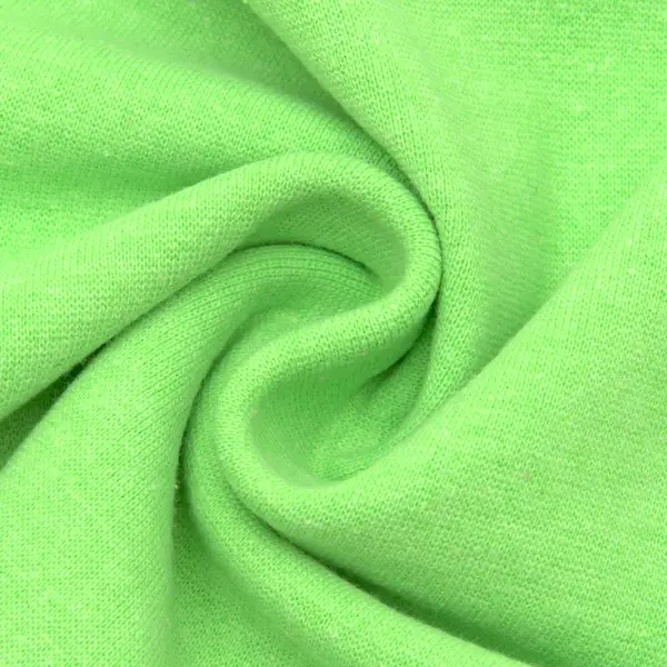 Sichere Zahlung Baumwoll-Mix Bündchenstoff "glatt" Farbe Neon-Grün