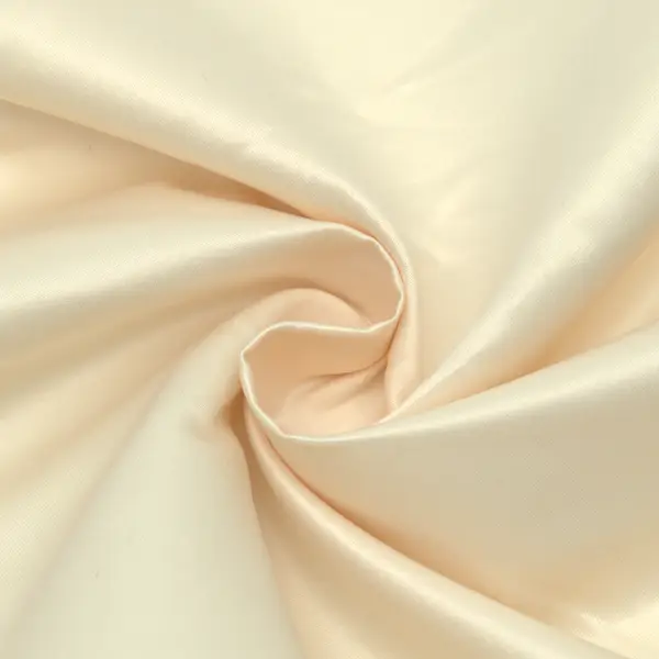 Satin Stoff "Duchesse" Farbe Elfenbein Versand Am Gleichen Tag