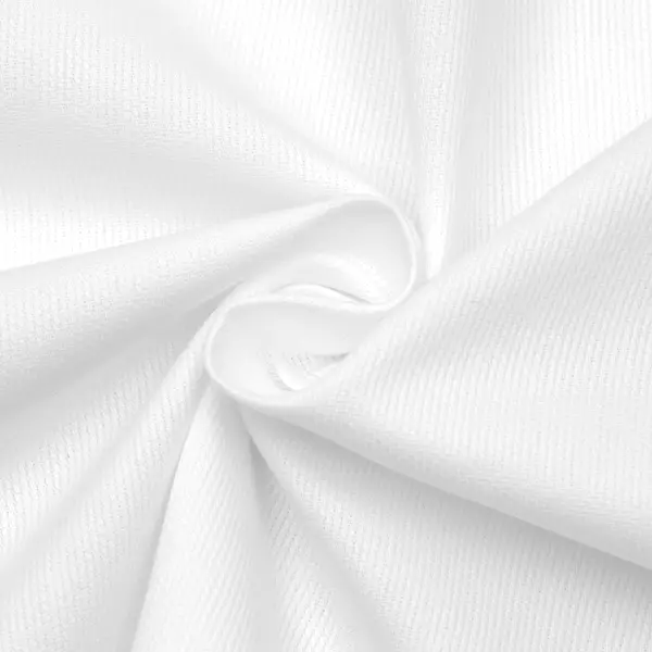 100% Baumwolle Piqué Farbe Weiss Billig
