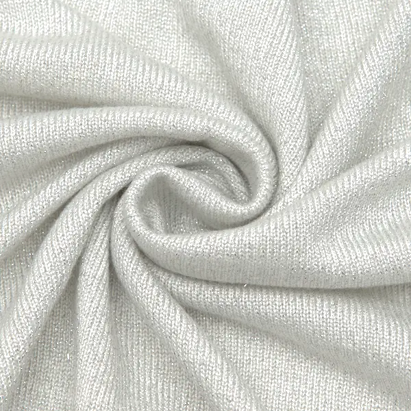 Sonderaktion Lurex Feinstrick "Glitzer 2" Farbe Ecru