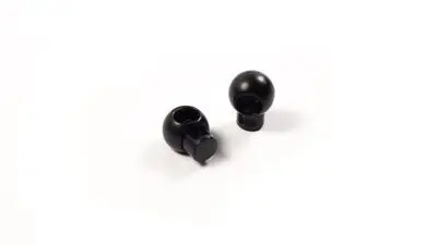 Sonderangebot 2 Stück Kordelstopper Farbe Schwarz