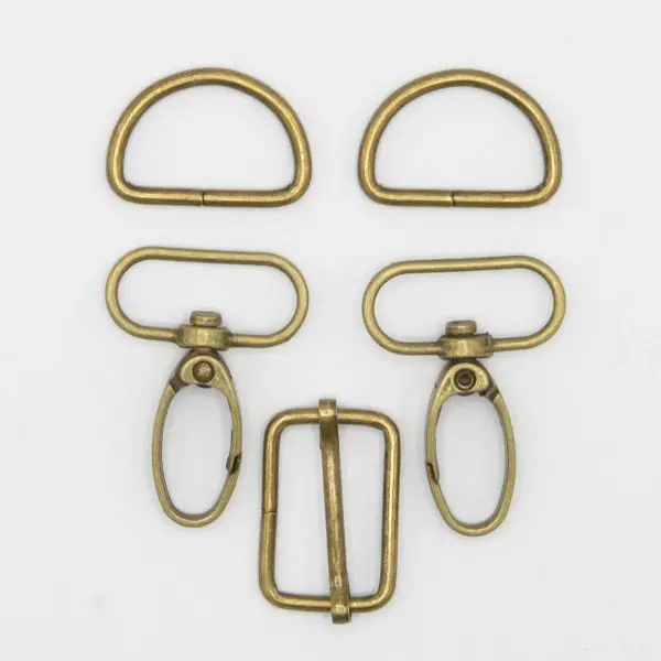 Taschenzubehör-Set 30mm Farbe Gold Neuheit