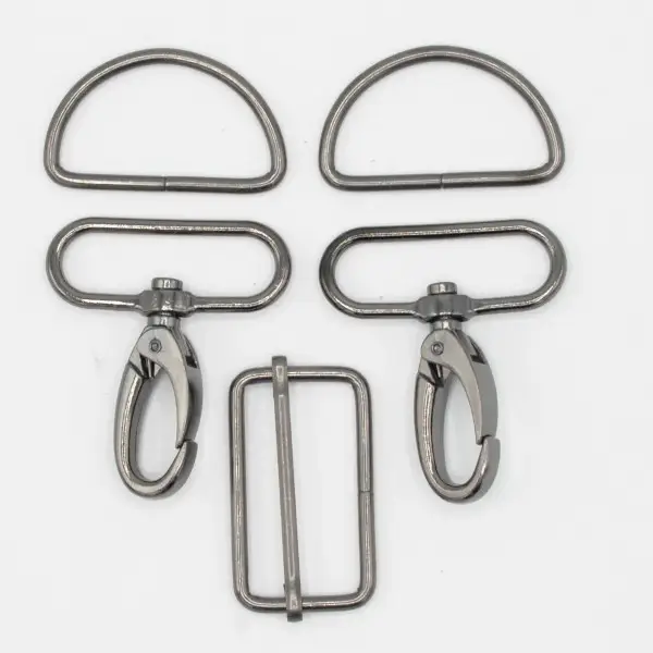 Taschenzubehör-Set 30mm Farbe Silber Rabatt