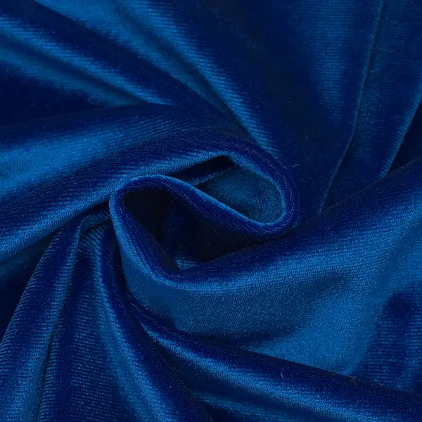 Top-Angebot Stretch Pannesamt "Deluxe" Farbe Royal-Blau