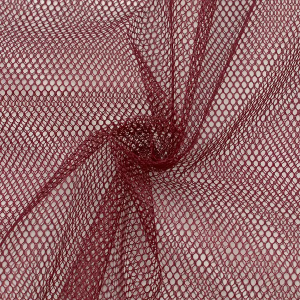 Wochenendangebot Mesh Netzstoff Farbe Bordeaux