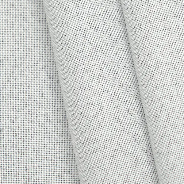 Sonderangebot Verdunkelungsstoff Vorhangstoff Black Out Breite 280cm "Melange" Farbe Weiss-Grau