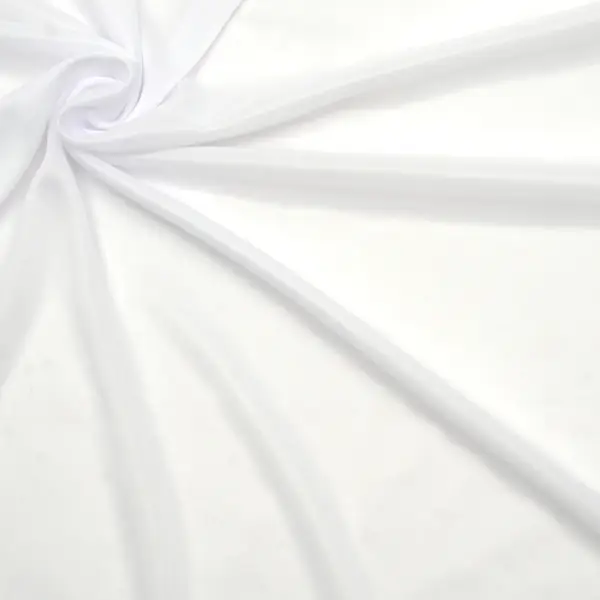 Schneller Versand Stretch Futterstoff "Charmeuse" Farbe Weiss