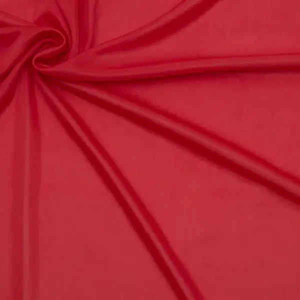 Schneller Versand Stretch Futterstoff "Charmeuse" Farbe Rot