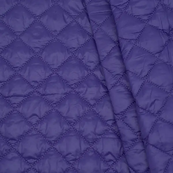 Rabatt Steppstoff "Quadrate Klein" Farbe Lila
