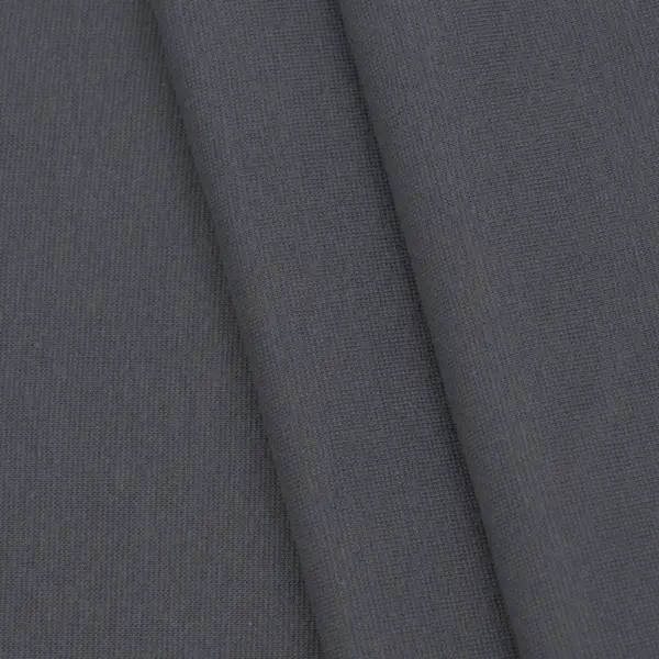 Versand Am Gleichen Tag Baumwoll Bündchenstoff "glatt" Farbe Schiefer-Grau