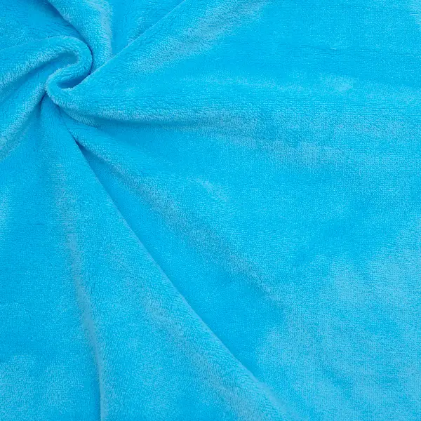 Wellness Fleece Farbe Azur-Blau Super-Preis