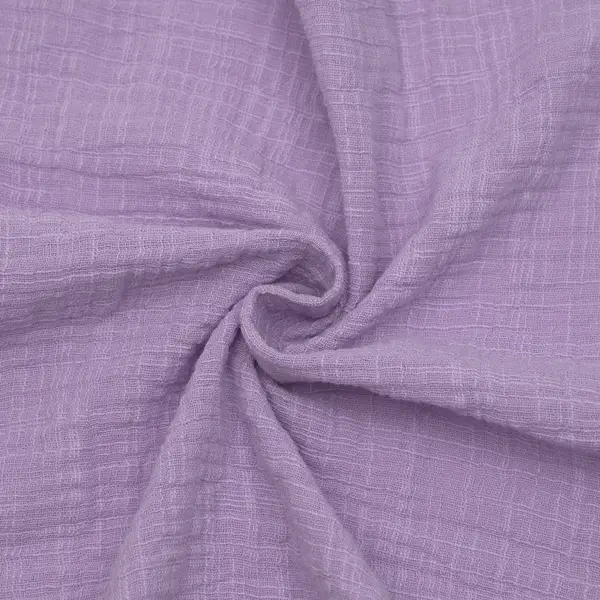 Top-Angebot 100% Baumwolle Musselin Double Gauze "Vintage" Farbe Flieder