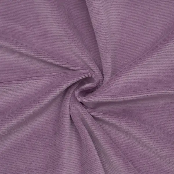 Solange Der Vorrat Reicht Feincord Jersey "Fashion Basic 5" Farbe Hell-Lila