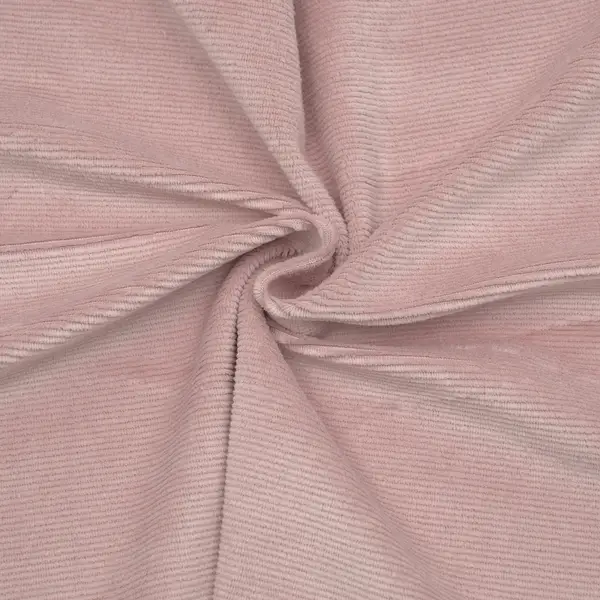 Zertifiziert Feincord Jersey "Fashion Basic 5" Farbe Rosé