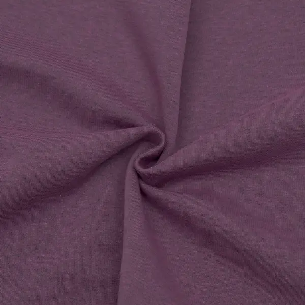 Sweatshirt Baumwollstoff Artikel Jogging "Melange" Farbe Dunkel-Violett Nur Für Kurze Zeit