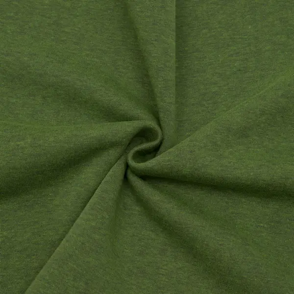 Sweatshirt Baumwollstoff Artikel Jogging "Melange" Farbe Mai-Grün Schnäppchen