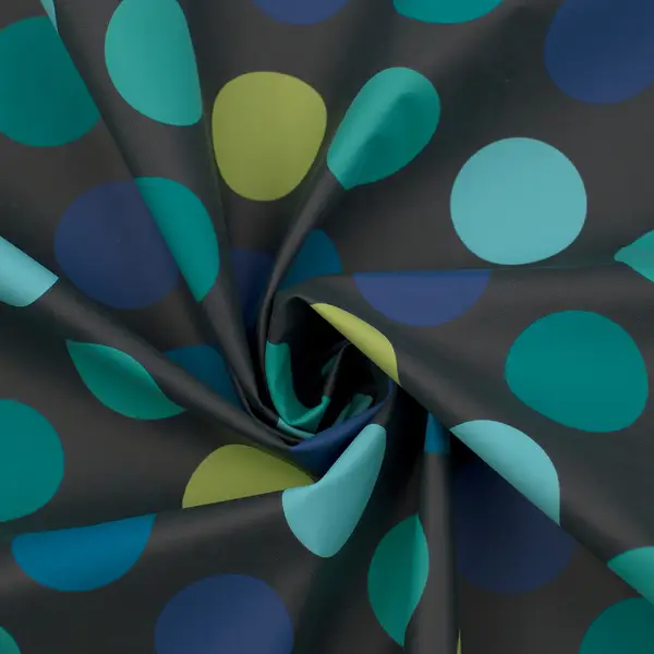 Regenjacken Outdoor Stoff "Dots 2" Farbe Navy-Blau Markenprodukt