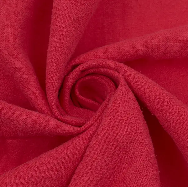 100% Leinen Stoff stonewashed Farbe Rot Sofort Bestellen