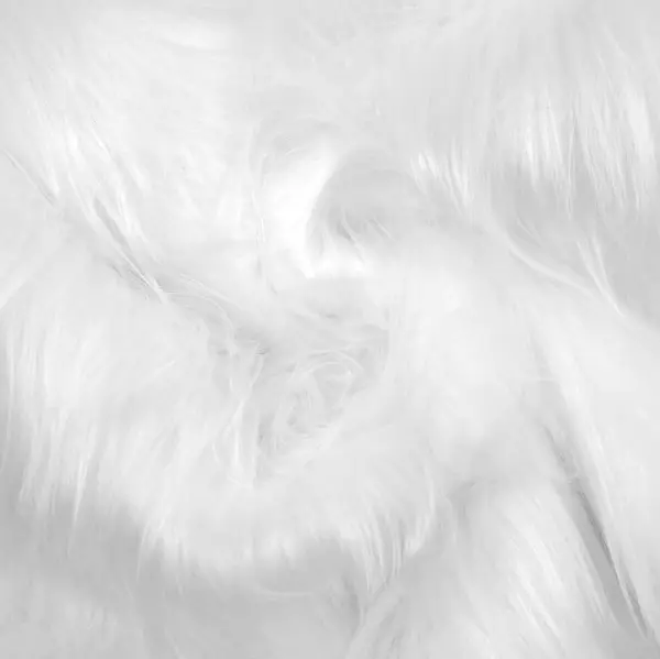 Preiswert Zottelfell Langhaarplüsch Farbe Weiss