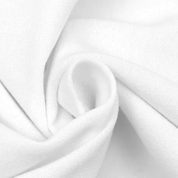Viskose Crêpe Farbe Weiss Preiswert