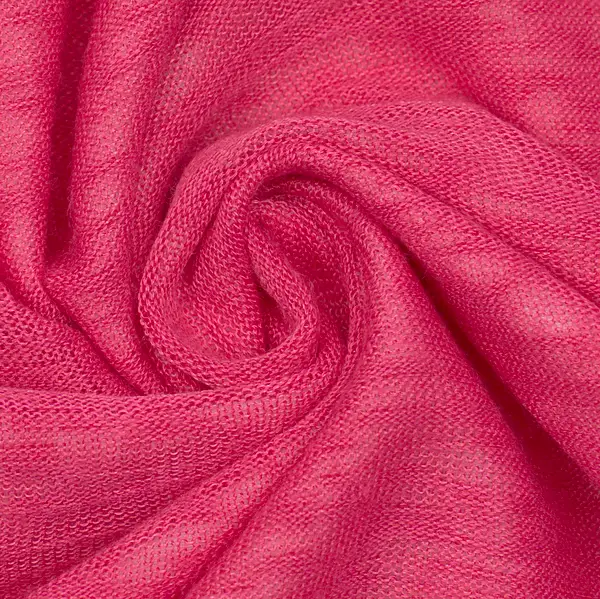 Viskose Feinstrick Jersey "Slub Optik" Farbe Pink Sale