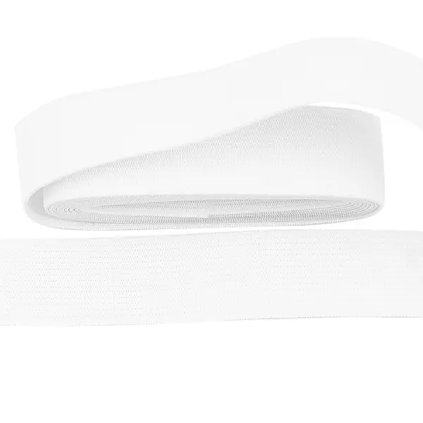 Sonderangebot 2,5m Gummiband Breite 25mm Farbe Weiss
